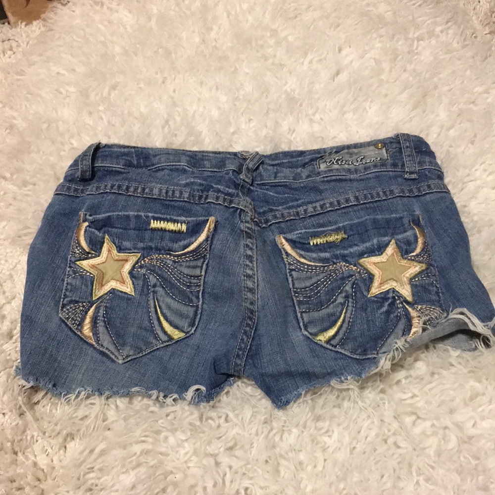 🇺🇸4/$50 Nissi cutoff shorts Denim fray 7 juniors